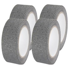 파리박사 미끄럼 방지 야외 실내 욕실용 스티커 테이프, 4개, 그레이