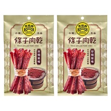 BLACK BRIDGE 黑橋牌 厚燒原味 16小時自然醃製 厚切0.5cm條子肉乾, 65g, 2包