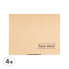 EasyMind 麻質吸油麵紙, 4個, 100枚入