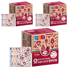 기본에 위생만 생각한 행주타올, 30개입, 3개