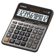 卡西歐12速計算器DX-120B, 混合色, 1個