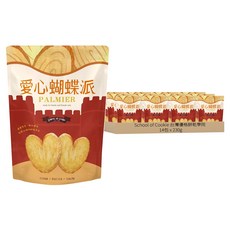 School of Cookie 台灣優格餅乾學院 愛心蝴蝶派, 230g, 14包