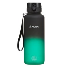 ATUNAS 歐都納 漸層炫彩運動瓶 黑森綠 Tritan材質 BPA FREE 耐冷耐熱, 1.5L, 1瓶