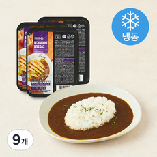 비바쿡 동경식 카레 덮밥소스 (냉동), 180g, 9개