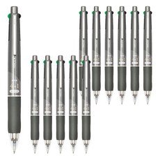 JAVAPEN Jet 4+1 多功能筆 0.7mm, 銀色, 12個