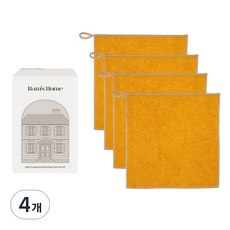 Lambs' Home 深層清潔極細纖維廚房抹布 焦糖沙色 4入, 4個