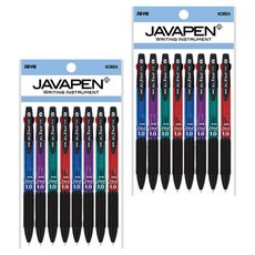 JAVAPEN 3色原子筆 Jet 3 ball 1.0mm, 混色, 2組