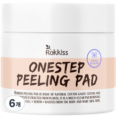 Rocky's 微酸性毛巾去角質墊 70片, 155ml, 6個