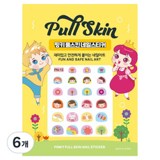 Pinky Tonky 兒童全版美甲貼, 6個, AN-13(春季郊遊)