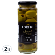 로레토 피티드 퀸 올리브, 340g, 2개