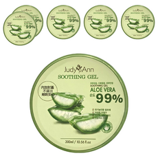 JudyAnn 99% 蘆薈保濕舒緩凝膠, 6罐, 300ml
