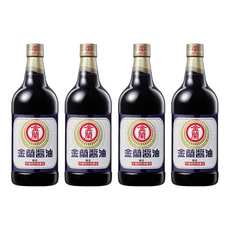 金蘭 醬油, 台灣經典醬品, 記憶中的老味道, 1L, 4瓶
