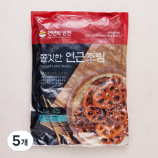 천년의반찬 쫄깃한 연근조림, 1kg, 5개