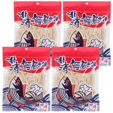 北海 乾魚脯 魚肉零食 原味, 4個, 103g