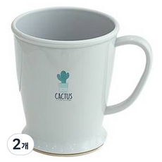 보노하우스 칵투스 손잡이 양치컵 대, 2개