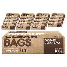 기본에 크린백 중 25 x 35 cm, 중(M), 100개, 20개