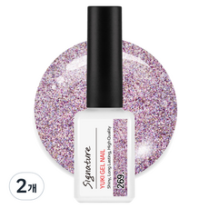 유키 시그니처 젤네일, 269호 골드퍼플버블, 7g, 2개