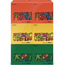 Hanyeji Keith Haring聯名款迷你面紙聯名款Festa面紙, 6盒, 1組