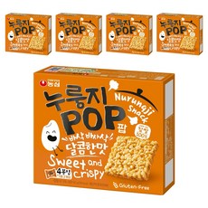농심 누룽지팝, 142g, 5개