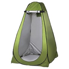 戶外多功能淋浴帳篷 2人用, 綠色, 1個