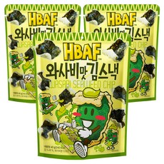 HBAF 芥末海苔脆餅, 40g, 3包