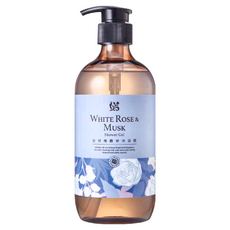 JUST HERB 香草集 沐浴露 白玫瑰麝香, 500ml, 1瓶