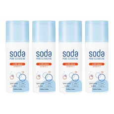 홀리카홀리카 소다톡톡 말끔모공 O2 버블 마스크 클렌징폼, 100ml, 4개