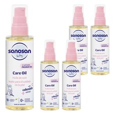 sanosan re:mind極潤潤膚按摩油 含金盞花萃取 3種天然優質油, 100ml, 5瓶