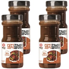 백설 돼지갈비 양념, 840g, 4개