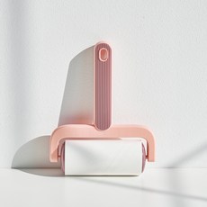 홈앤미 센슈얼 사선컷팅 테이프클리너 본체 + 리필 세트 핑크, 1세트