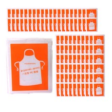 POKOJ 透明塑膠一次性圍裙 5g, 100個