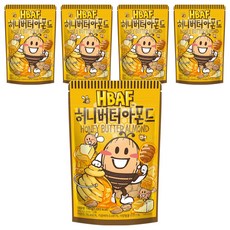 HBAF 杏仁果 蜂蜜奶油口味, 190g, 5包