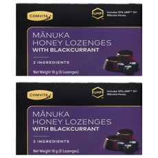 COMVITA 康維他 UMF10+麥蘆卡蜂蜜潤喉糖 黑醋栗味 6顆, 18g, 2盒