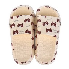 kUSUgURU JAPAN 日本眼鏡貓 Michyoru系列 棉花踩感超Q彈觸感雲朵防水拖鞋, 24.5cm, 紅色