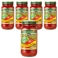 하인즈 클래시코 토마토&바질 파스타 소스, 680g, 5개