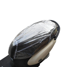 KL 格樂 YAMAHA Vinora 125 坐墊套 防水防塵 專車專用 完美貼合 黑皮隔熱款 全網隔熱款, 透明, 1個