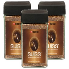 Haco Suiss阿拉比卡溫和烘焙即溶咖啡, 100g, 1罐, 3罐