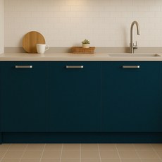 데코리아 현대인테리어필름 에어프리 생활방수 접착식 단색컬러시트지필름, 블루진, 폭 1230mm x 길이 5m