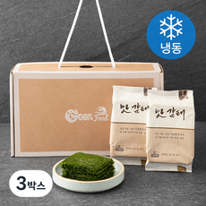 건푸드 도시락형 맛감태 (냉동), 24g, 3박스