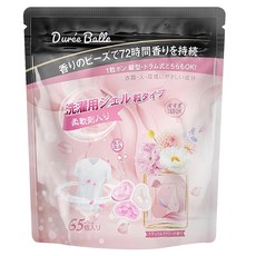 自然花香 Duree Balle 三合一洗衣用凝膠顆粒, 65顆, 1袋