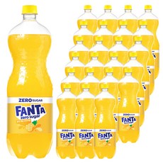 환타 제로 파인애플 탄산음료, 1.5L, 24개