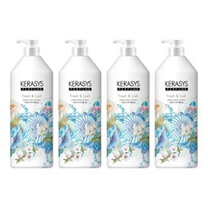 KERASYS 香氛潤絲精 清新馥郁, 4個, 1L