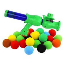 貓咪GNW遊戲玩具羊毛球 30入+發射連發槍組, 隨機出貨, 1組