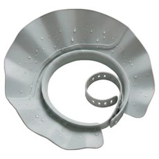 Onfitup 嬰幼兒與成人兩用長度可調式洗髮帽, 灰色, 1個