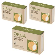 올가홀푸드 요거트가 들어간 샌드웨이퍼, 요거트맛, 32g, 3개