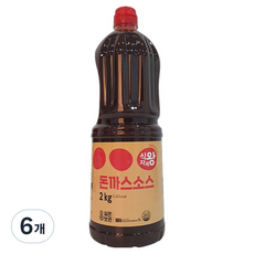 식자재왕 돈까스 소스, 2kg, 6개