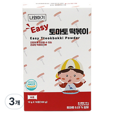 Nawaagi 嬰幼兒用番茄炒年糕粉, 3個, 100g, 炒年糕口味