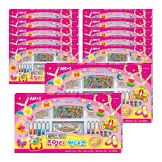 AMOS 阿摩司 玻璃裝飾珠寶太陽裝飾 2, 12件, 混色