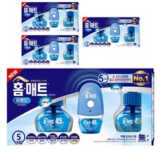 홈매트 리퀴드 스위치형 + 리필 3p, 87ml, 4세트