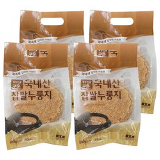 오가닉스토리 국내산 찹쌀누룽지, 500g, 4개